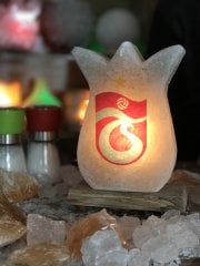 Resim Baskılı Tuz Lamba LALE