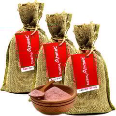 3 Adet 1 kg Öğütülmüş Himalaya Tuzu Bez Torbada